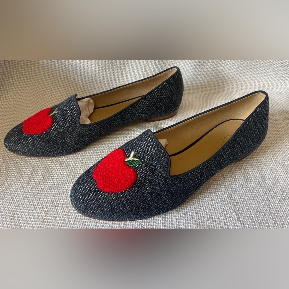 Talbots indigo blue Ryan novelty flat - Picture 5 of 8